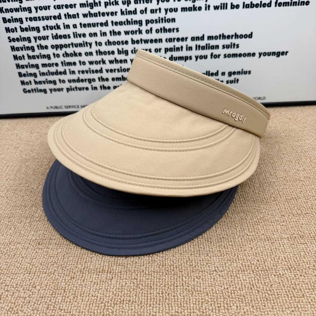 No makeup artifact empty top hat sunscreen hat women's summer models can tie ponytail anti-ultraviolet big brim sun hat sun hat