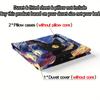 Charming Black Cat Van Gogh-Inspired 3pcs Duvet Cover Set - Soft Breathable Cozy Bedding with Cute Kitten Prints for All Seasons