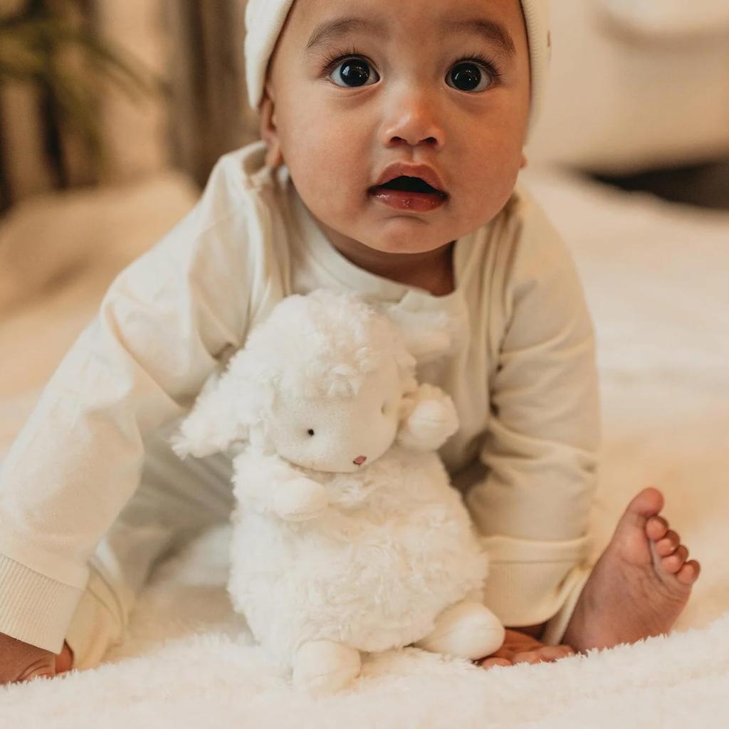 Bunnies by the Bay 824128 Baby Sheep Plush White Toy,