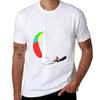 420 Sailing Dinghy 02 Tshirt Utility Casual Work Tshirt