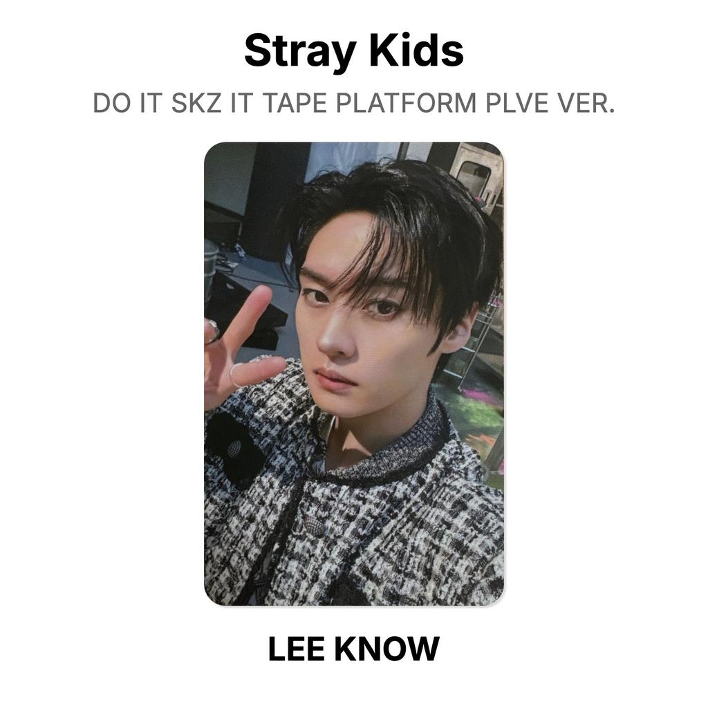 Stray Kids DO IT SKZ IT TAPE PLATFORM PLVE VER. Official Photocard