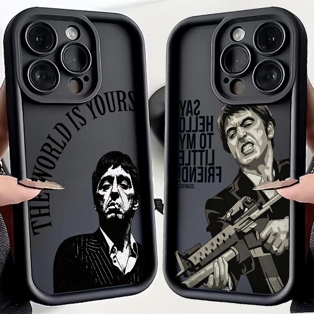 Fashion Hot S-Scarface Phone Case For Xiaomi Mi 15T 17 15 14 13 12 14T Lite Poco M7 F7 M6 X7 X6 F4 F5 X5 C40 Pro Ultra 4G 5G