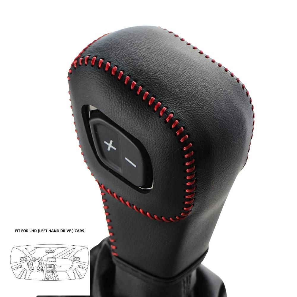 Kožený potah na hlavici řadicí páky pro Ford Everest Ranger 2020 - 2022 Kryty řadicí páky Samolepky na řadicí páku Příslušenství LHD RHD