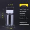 Available in 30ml, 50ml, and 100ml: Food-Grade PET Plastic Bottles, Wide-Mouth, Sealed for Small Medicines.