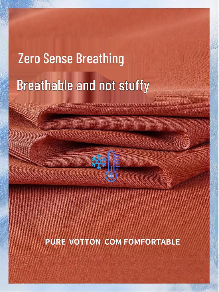 Unisex Quick-Dry Ice Feel Silk Smooth T-Shirt