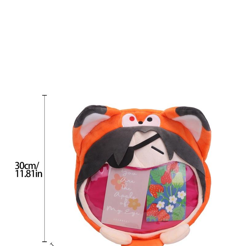 Anime Heaven Official'S Blessing Tian Guan Ci Fu Xie Lian Hua Cheng Plüsch Lächeln Itabag Puppe Display Rucksack Kopfhörer Aufbewahrung 33cm