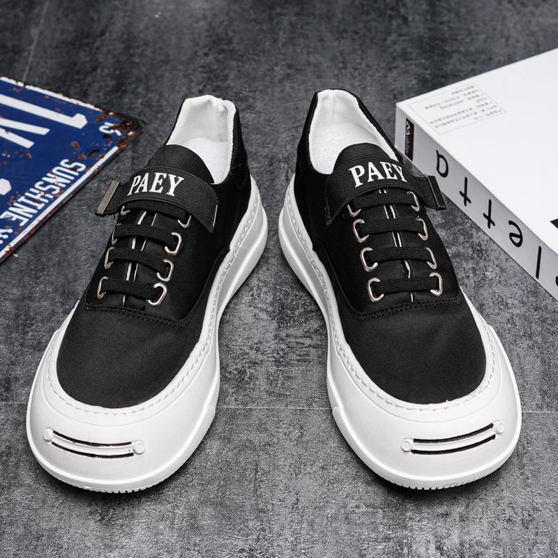 Scarpa Estiva Casual da Uomo Sneaker da Corsa Studente Moda Scarpa di Tela Pelle Confortevole Scarpa con Plateau Uomo Tennis 39-44