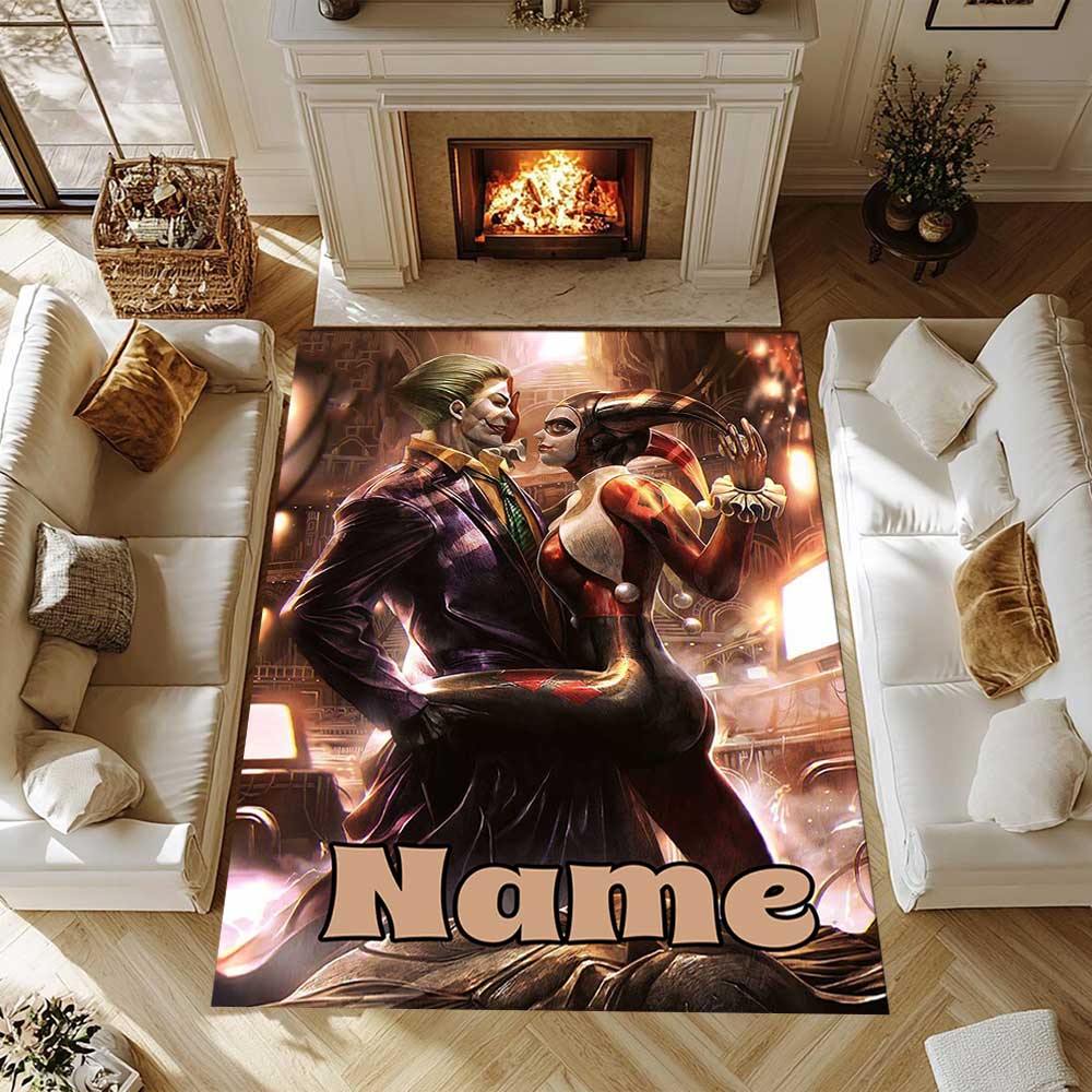 Warnermedia (15) Customize your name rug, office chair cushion, home bedroom living room gift.