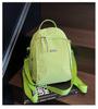 Schoolbag1011 New Backpack Nylon Backpack European and American Handheld Women's Bag Solid Color Female College Student Backpack Crossbody Small Bag