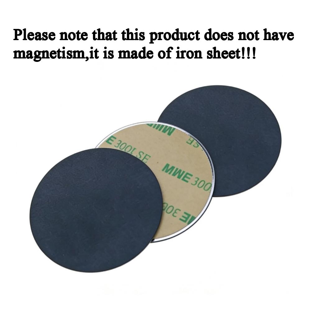 10 Stück Schwarze Magnetische Metallplatte Für Auto Handyhalter Universelles Eisenblech Scheibenaufkleber Halterung Handy Magnetständer