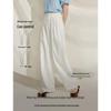 Inman Women's French Wrinkled Wide-Leg Commuter Pants
