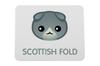 Scottish Fold - Mouse Pad by Art-Dog Brand
