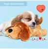 Plush Heartbeat Puppy Behavioral Training Toy Plush Pet Snuggle Anxiety Relief Sleep Aid Doll Durable Dog Chew Toys For Chewers