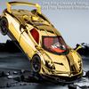 1:24 PAGANI Huayra Zonta HP Miniature Models Toys Alloy Diecast Car Doors Opened Rubber Tire Pull Back Vehices Fashion Ornaments