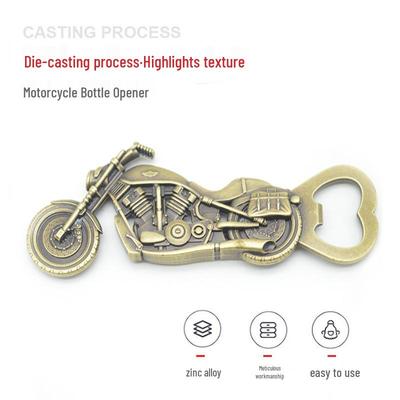 Abridor de Garrafa de Motocicleta de Liga de Zinco Antigo - Presente Perfeito para Aniversários, Casamentos ou Natal