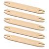 5Pieces Weaving Shuttle Natural Wood Weaving Sticks For Knitting Sweaters Scarf Rugs Wall Hanging Tapestry Crafting