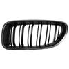 Carbon Fiber Pattern & Glossy Black ABS Front Grille Set for BMW