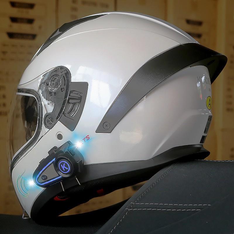 Full Face Motorcycle Helmet Dual Visor 3C Certified Lightweight All With Bluetooth