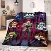 Death Note Graphic Cartoon Flannel Blanket, Quality Print for Bedroom, Comfortable Sofa Throw, Picnic and Travel Use_LIAN