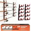 High Strength Fishing Rod Wall Mount Holder Vertical Rod Organizers Systems Multifunctional Fishing Rod Storage Rack