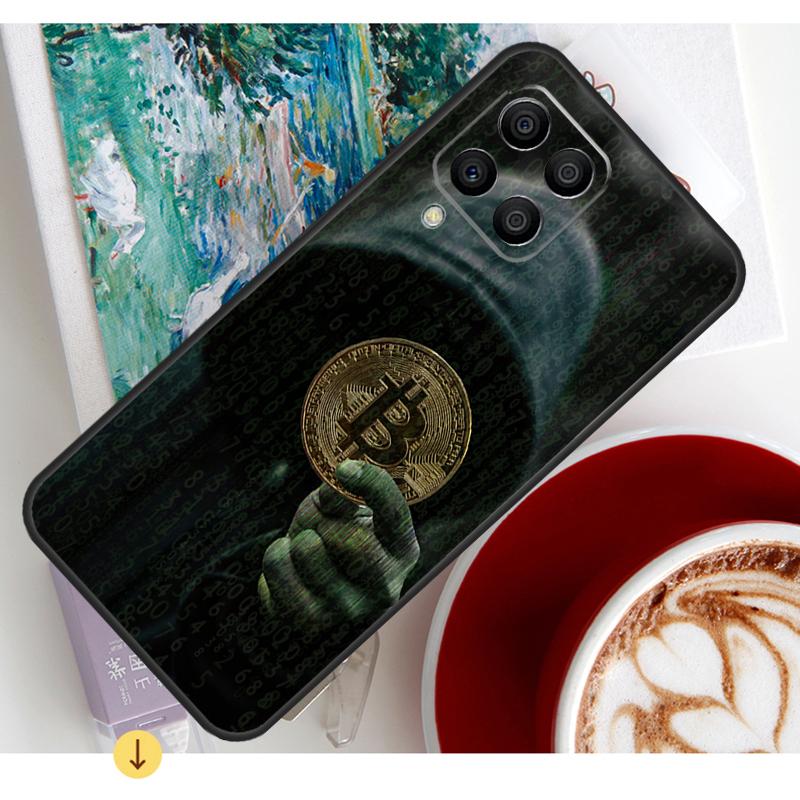 Bitcoins Coin Case For Samsung Galaxy M15 M21 M31 M55 M56 M36 M16 M06 M13 M33 M53 M12 M32 M52 M14 M34 M54