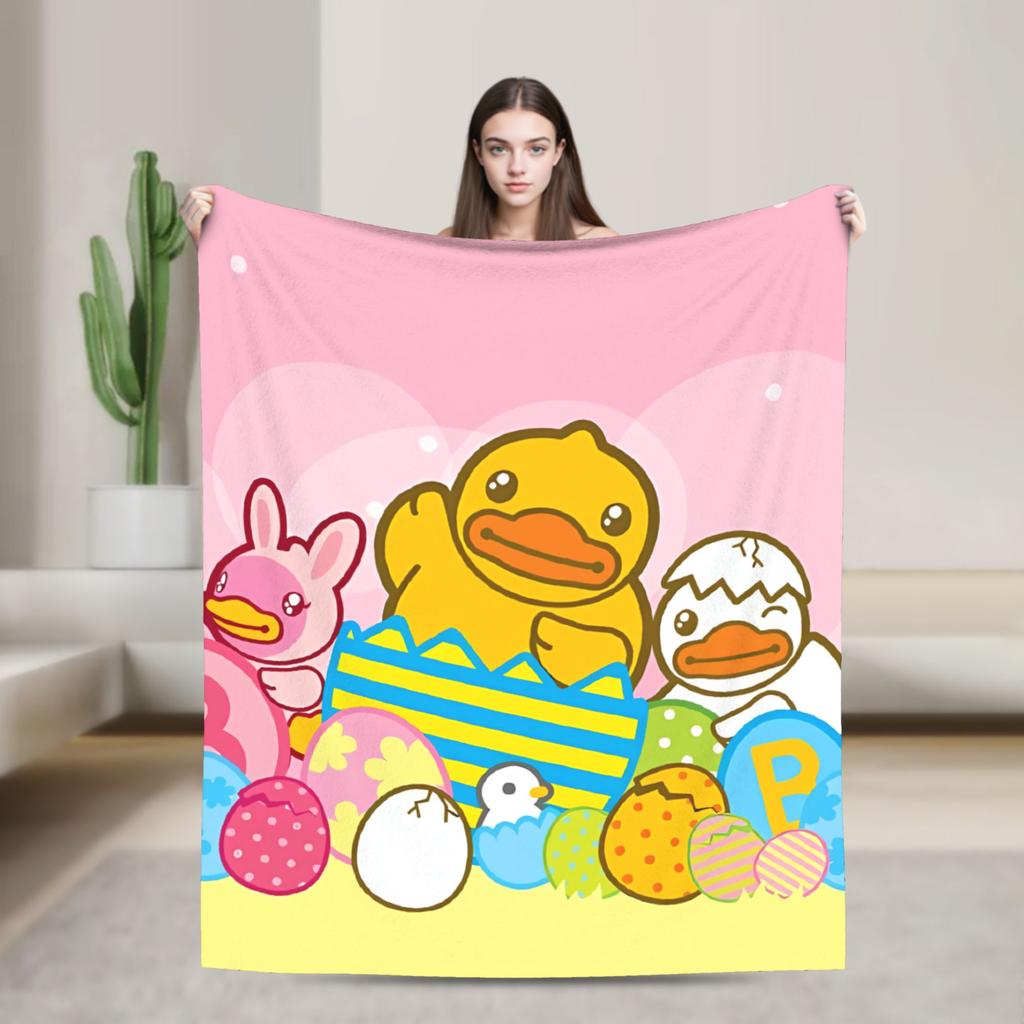 Yellow Duck Blankets Quality Warm Bedding Throws Winter Students Couch Chair Comfortable Bedspread