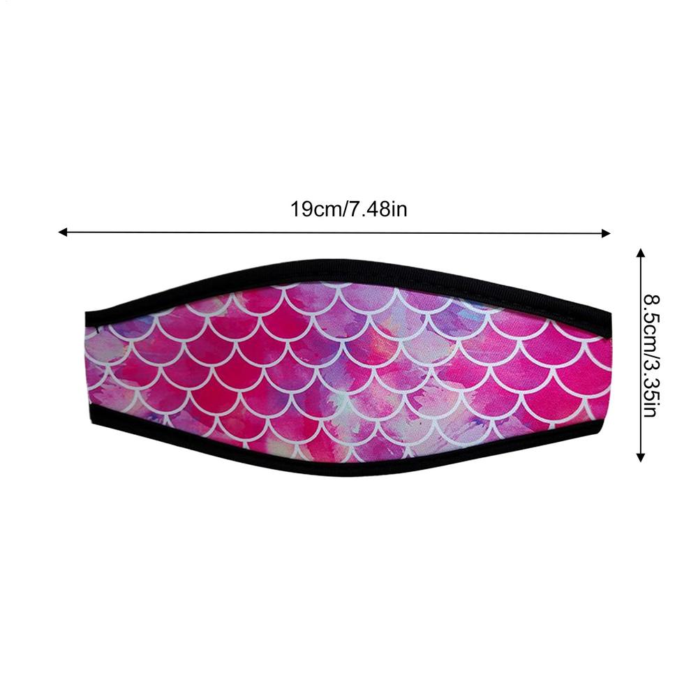 

2025 New Snorkel Mask Head Strap Diving Hair Protector Wrap Neoprene Mask Strap Cover for Outdoor, Pool, Sea Adventure гарячі рожевого кольору