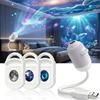 HD Holographic Night Light Projector 2-in-1 Galaxy Star Design with Eye Protection USB Powered for Bedroom Car Perfect Christmas