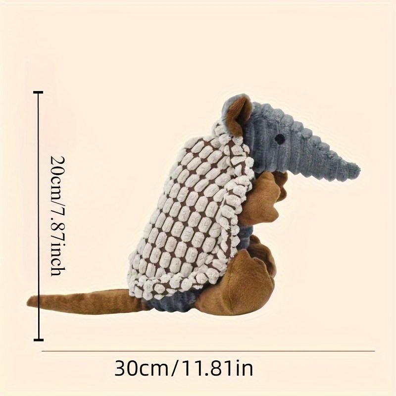 1pc Pet Pangolin Design Vocal Bite Durable Chew and Teeth Grinding Teeth Cleaning for Dogs and Cats Squeaky Plush Toy