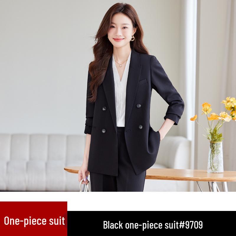 Korean Style Women's Casual Blazer Set - Autumn Fashion, Slimming Fit