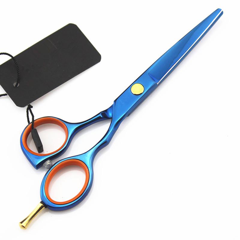 

Professional Japan Steel 5.5 Blue Hair Scissors Haircut Thinning Barber Makas Scisors Shears Hairdresser Scissors