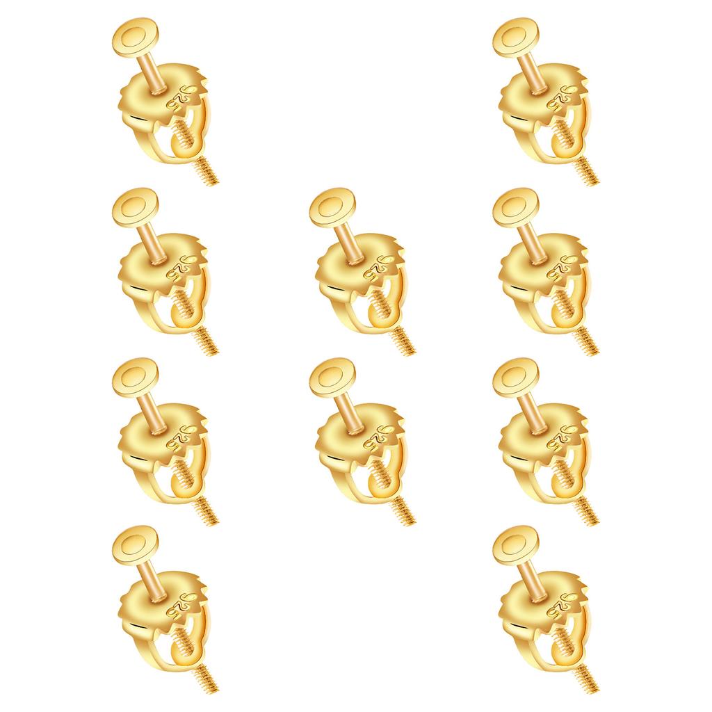 Elegant Screw Backs Replacements Fashionable Earplug Accessory Earring Back Stopper for Travelers and Students