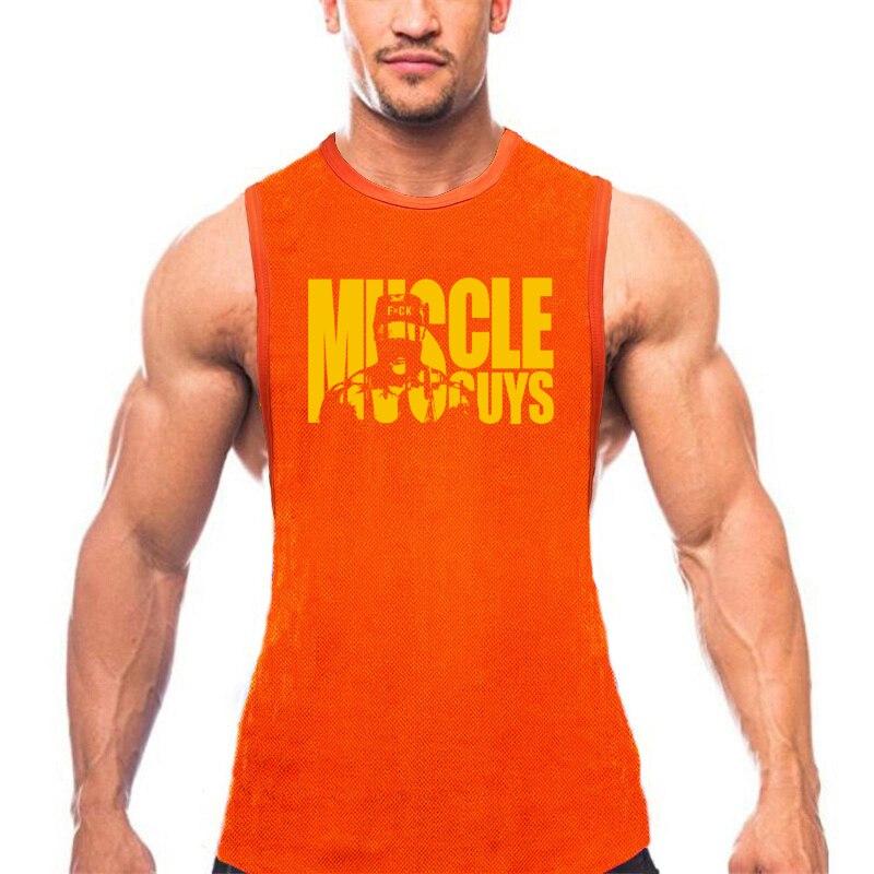 Do The Work  Summer New Brand Men's O-neck Fashion Casual Summer Mesh Quick-drying Bodybuilding Fitnesss Workout Tank Top