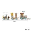 Mamimami Home Wooden Building Pull Marine Baby Birthday Gifts for Boys and Girls Blocks, Cars, Toys, Animals, Gifts, (Seal)