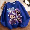Children's Round-neck Hoodies, Cute Long-sleeved Hoodies for Boys and Girls In Spring and Autumn