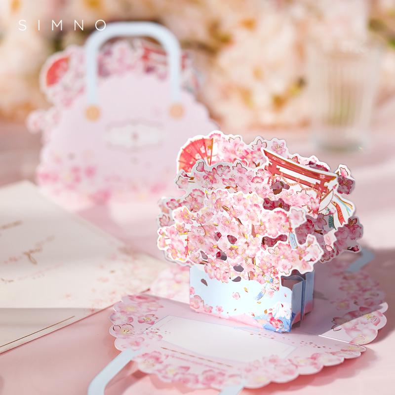 Karta urodzinowa i na dzień nauczyciela w stylu INS 3D: Kreatywny prezent DIY w postaci papierowej rzeźby na chińskie Walentynki