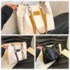 Korean Style PU Handbag Tote Bag Large Capacity Bag Big Pouch Simple Shoulder Bag  Girls