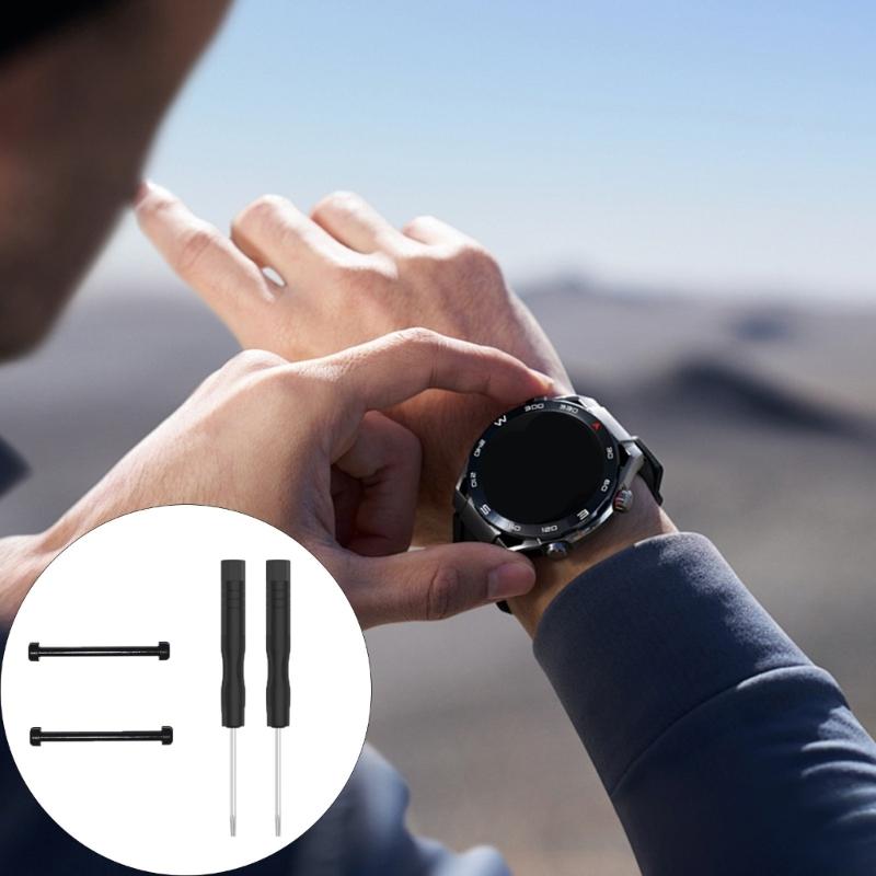 Metall-Ersatzzubehör aus Edelstahl Federsteg Passend für Smartwatch-Armbandverbinder Mit Schnellmontagewerkzeug