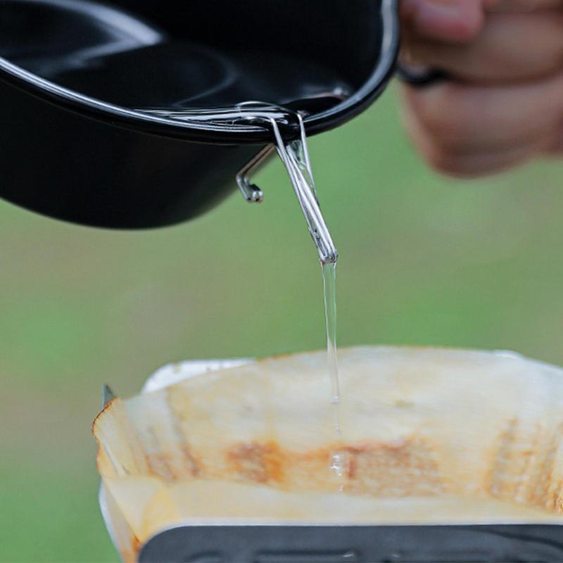 Portable Cup Wire Skitter Stainless Steel Coffee Drip Spout for Camping Bowl Hand Brewed Coffee Teapot Water Drain Spout