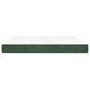 Pocket Spring Mattress Medium Firm Dark Green 160 X 200 X 20 Cm Velvet