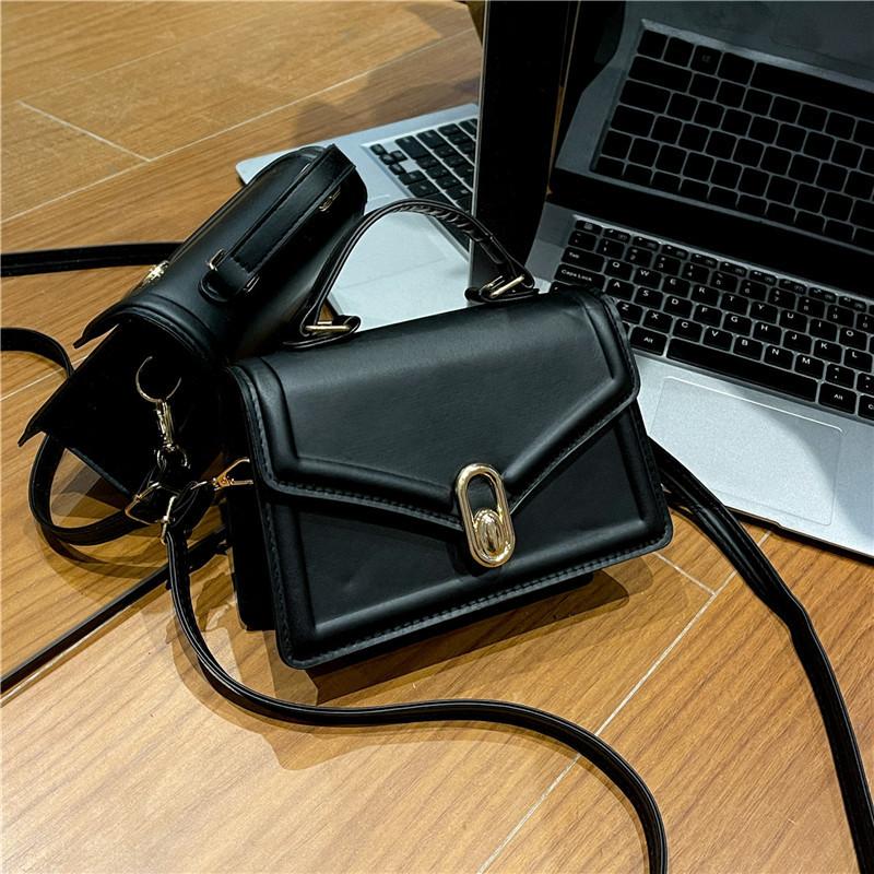 Fashion High-end Small Square Bag Summer New Niche Casual Commuter Messenger Bag Trendy Shoulder Bag