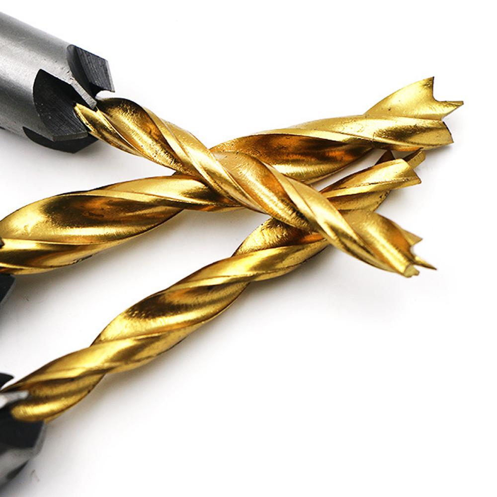 Buy Titanium HSS 5 Flute Countersink Drill Bit Set Screw Woodworking ...