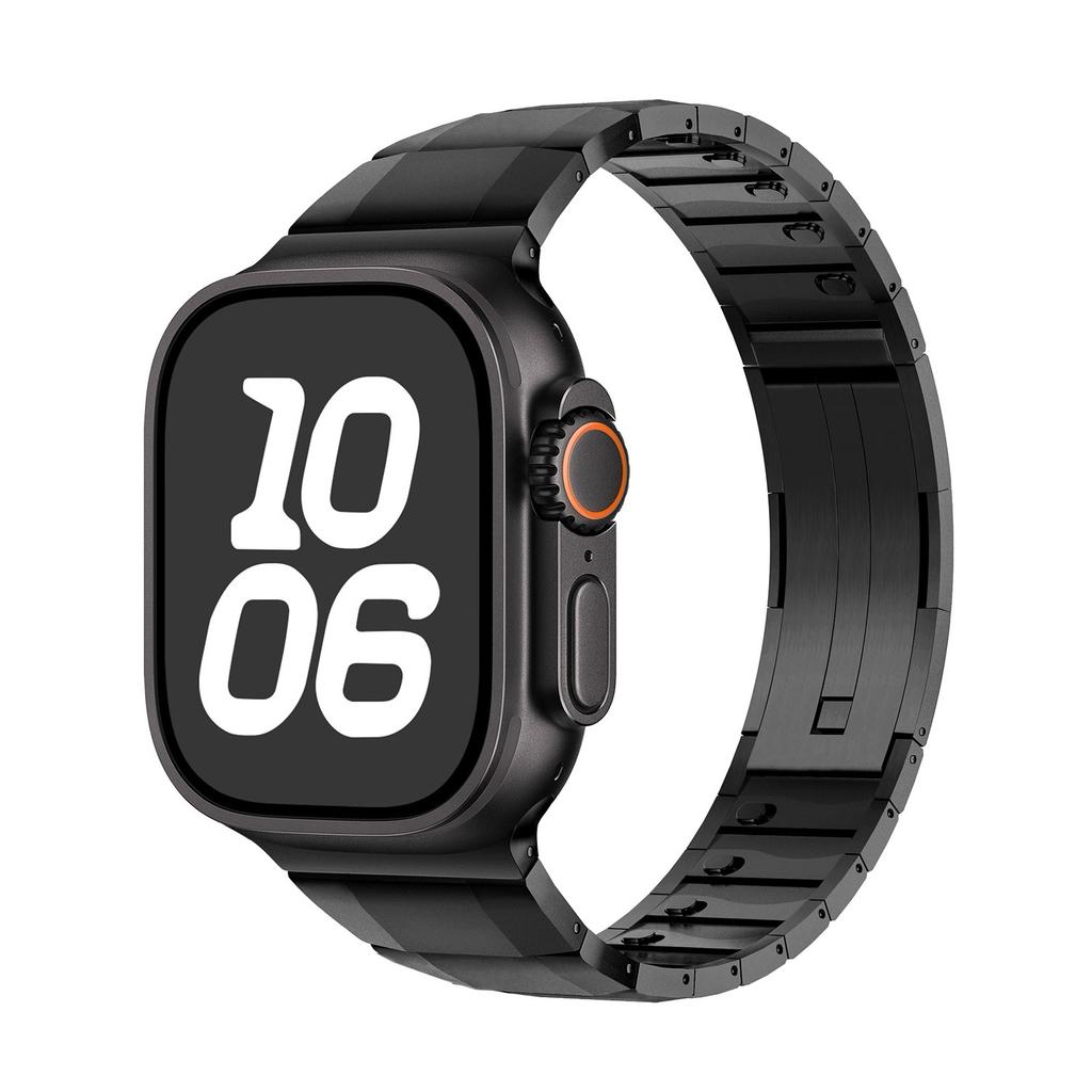 Luxury Stainless Steel Watch Band Arc Shaped Quick Disassembly Business Strap for Apple Watch Ultra 2 49mm S10 46mm S10 Other
