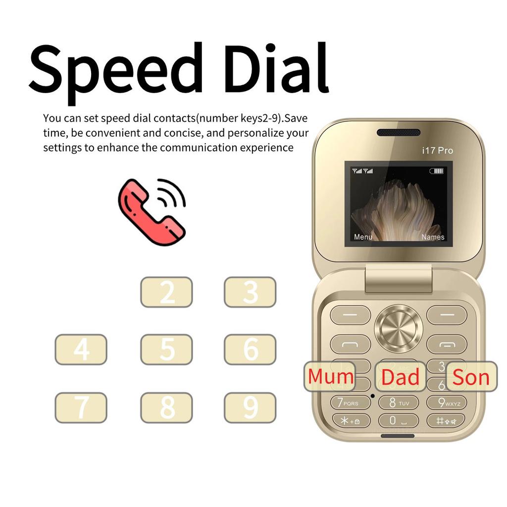 Exquisite Appearance Mini Folding Function Machine Translation Cover Old Man Button Mobile Phone Pocket Machine