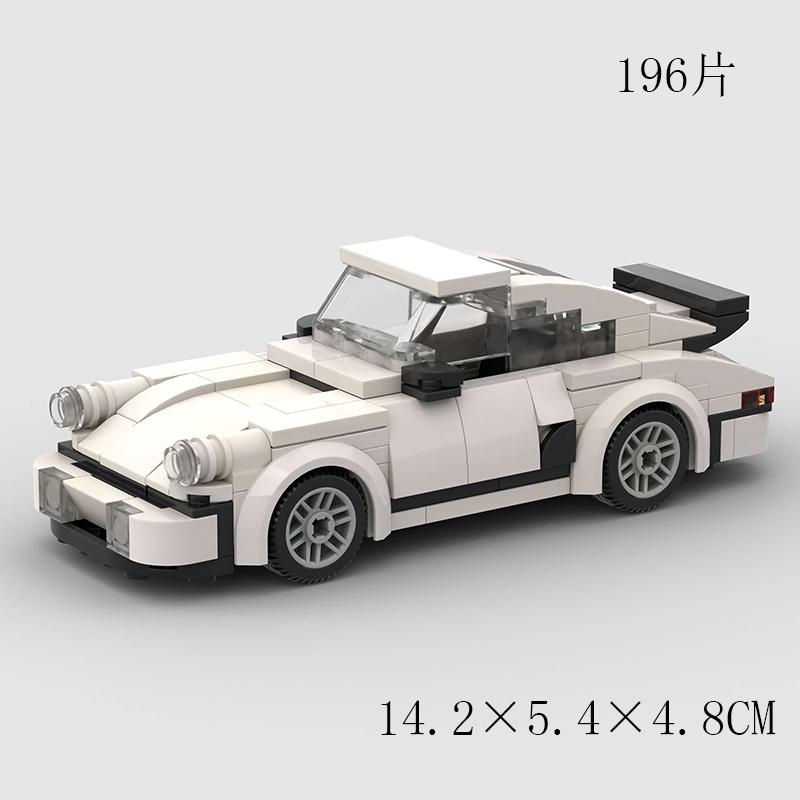 MOC Speed Super Race Champions Car F1 Great Vehicle Racing Model Building Blocks Bricks Sports Pickup Truck City Technique Toy