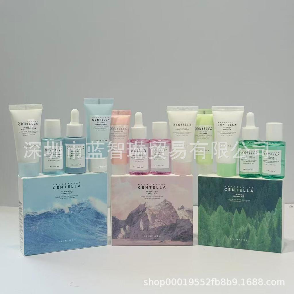 En stock: Set de Regalo de Cuidado de la Piel con Centella Asiática Skin1004 y La Roche-Posay - Set de 5 Sérums y 4 Productos de Cuidado