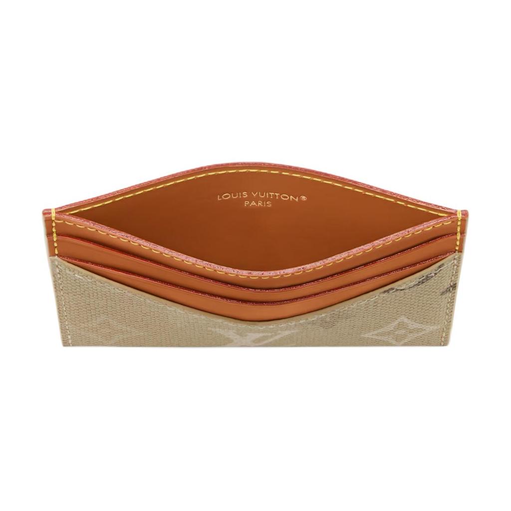 Louis Vuitton Monogram Surplus Coated Canvas Card Holder Men Accessories Beige M29266
