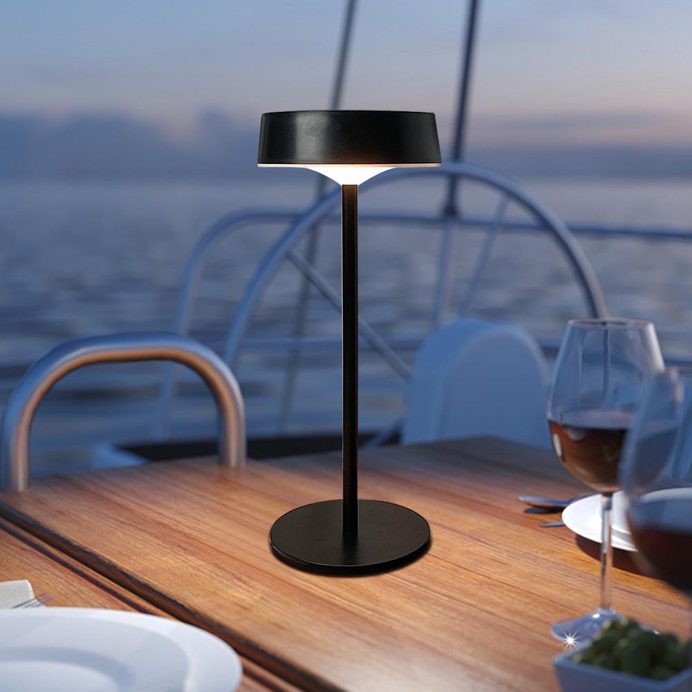 Solar Table Lamp Dimmable LED Desk Lamp Waterproof Cordless Table Lamp Rechargeable Night Lamp for Indoor Outdoor Night Lights