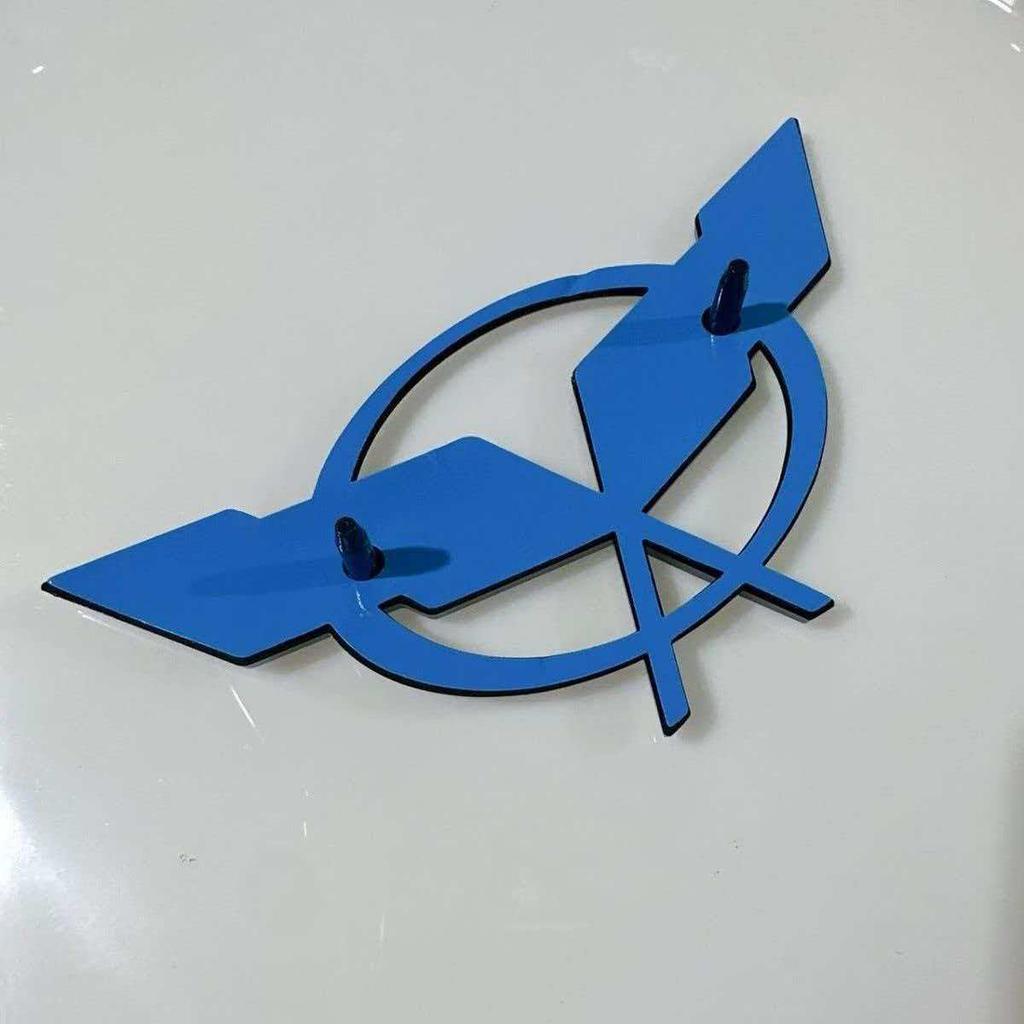 Per Chevrolet Corvette 60 Anni Camaro Aveo Cruze Malibu Captiva Trax Niva Captiva 3D ABS Parafango Auto Adesivo Emblema Portellone Posteriore
