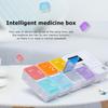 Drug Storage Alarm Box Weekly Pills Drug Container Electronic Medicine Timing Alarm Box Reminder Week Smart Pill Case